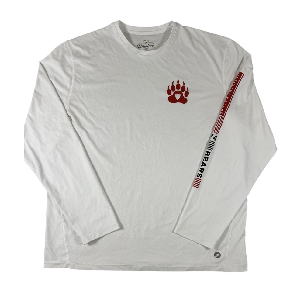 League‎ Unwind Ursuline Academy Dallas Bears Men's XL UPF 50 Long Sleeve Perform
